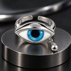 Oracle Eye Ring — Women's studio — Blue / silver