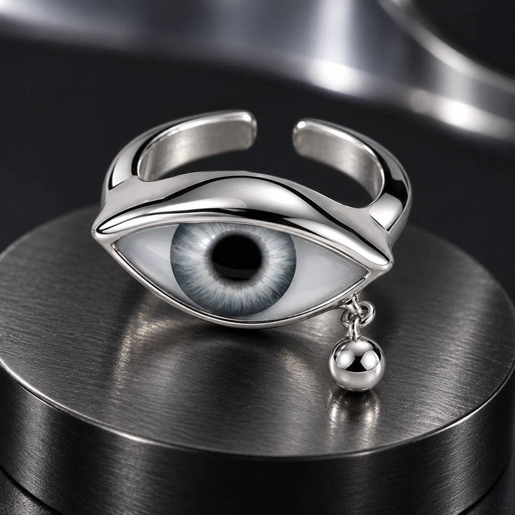 Oracle Eye Ring — Women's studio — Silver grey / silver
