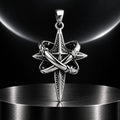Orbit Cross Necklace — pendant only, no chain