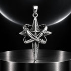 Orbit Cross Necklace — pendant only, no chain