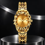 Thorn Watch — Gold in a dark chrome studio setting